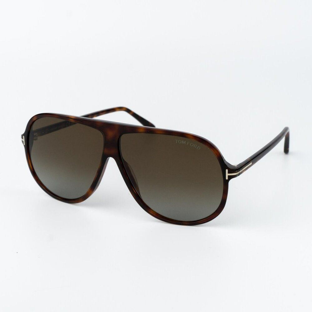 Tom Ford SPENCER-02 Women Sunglasses Havana Brown Gradient Pilot FT0998/S 56P